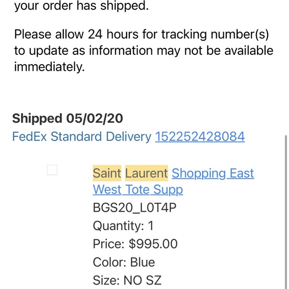 YSL shopping Saint Laurent Leather tote - Picture 10 of 10